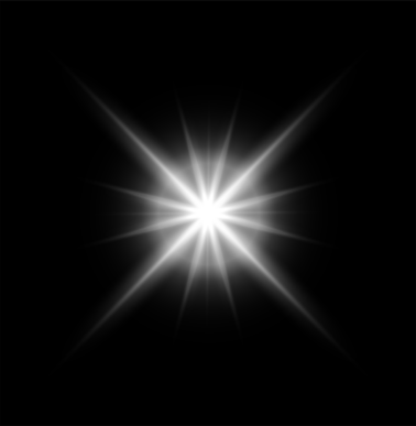 A ray of light. A spark begins somewhere.