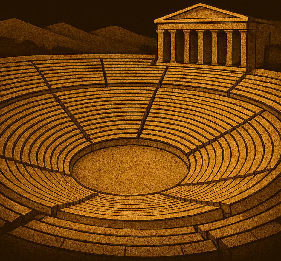 Greek amphitheater and plays.